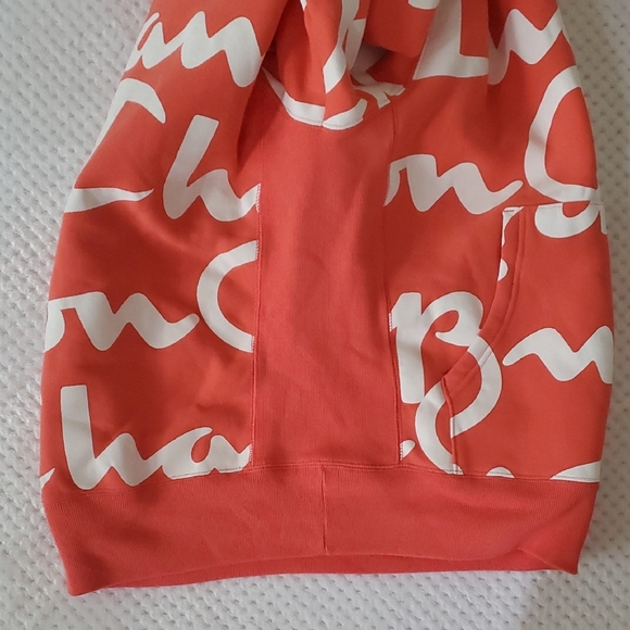 Champion Reverse Weave Coral Hoodie Medium - Picture 6 of 7